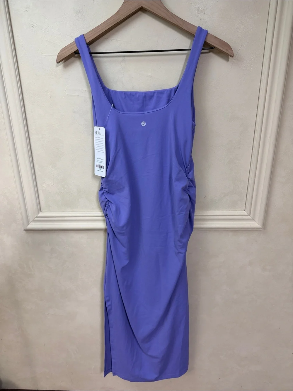 New! CRZ Yoga Butterluxe Sleeveless Maternity Dress - Picture 3 of 6